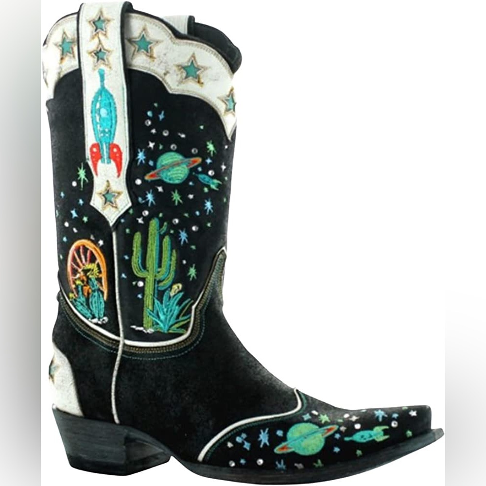 Old Gringo Galactic Space Cowboy Boot Size 8